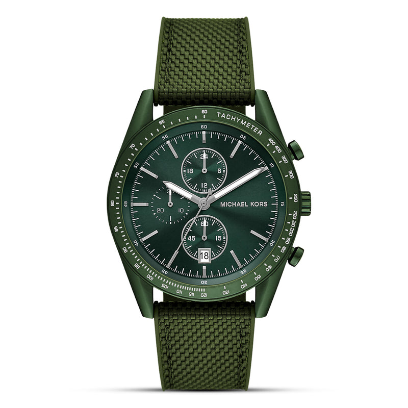 Michael Kors Warren Chronograph Green Tone Dial Men's Watch | MK9144