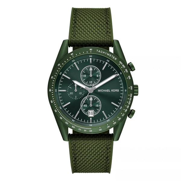 Michael Kors Warren Chronograph Green Tone Dial Men's Watch | MK9144