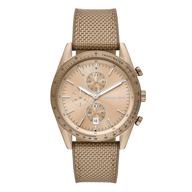 Michael Kors Warren Chronograph Gold Tone Dial Men's Watch | MK9145