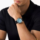 Michael Kors Maritime Sky Blue Dial Silicone Band Men's Watch | MK9167