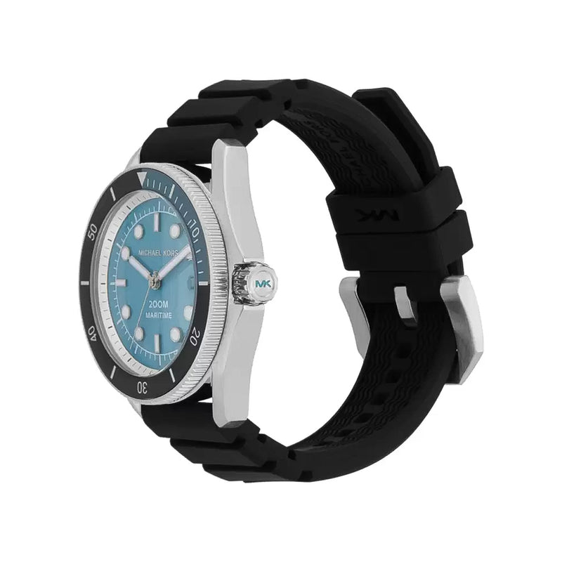 Michael Kors Maritime Sky Blue Dial Silicone Band Men's Watch | MK9167