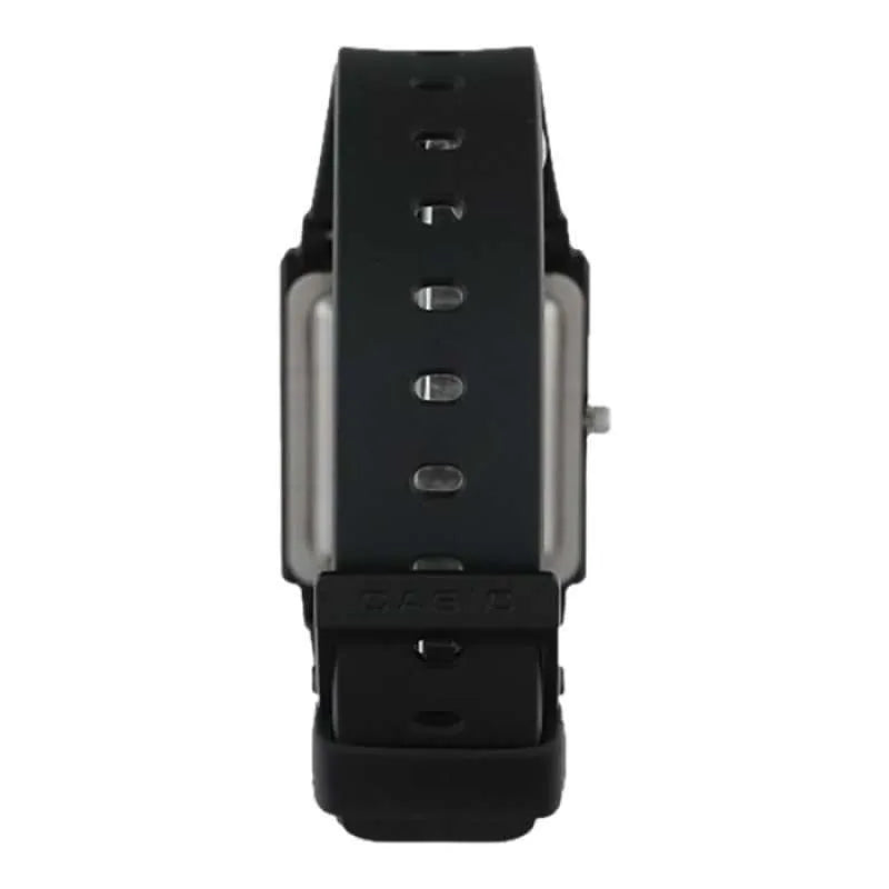 Casio Rectangle Analogue Black Dial Resin Strap Unisex Watch| MQ-27-1BDF