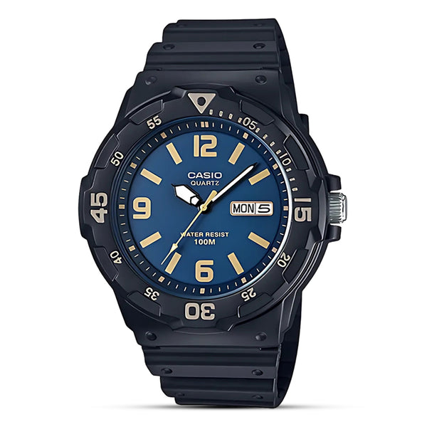 Casio Neo Blue Dial Resin Men's Watch| MRW-200H-2B3VDF