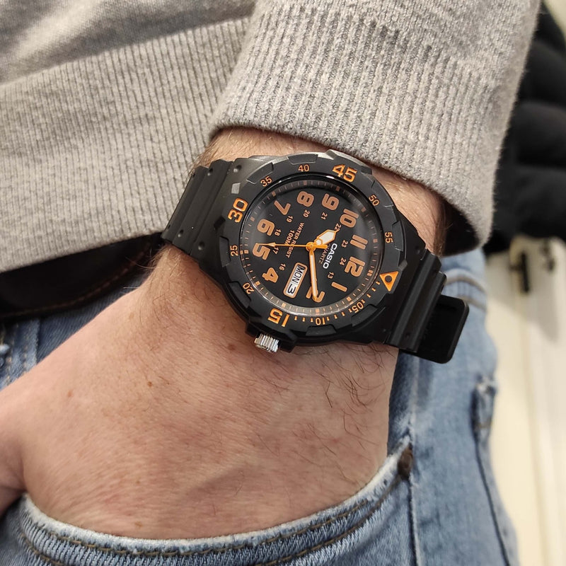 Casio Neo Black Dial Men's Watch| MRW-200H-4BVDF