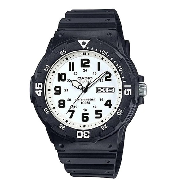 Casio Youth Analogue Black & White Men's Watch| MRW-200H-7BVDF