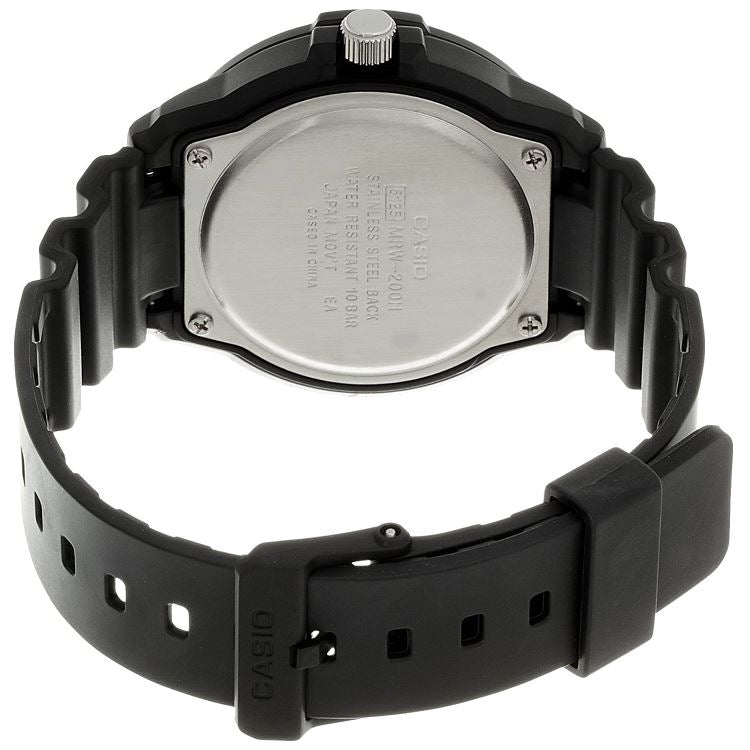 Casio Youth Analogue Black & White Men's Watch| MRW-200H-7BVDF