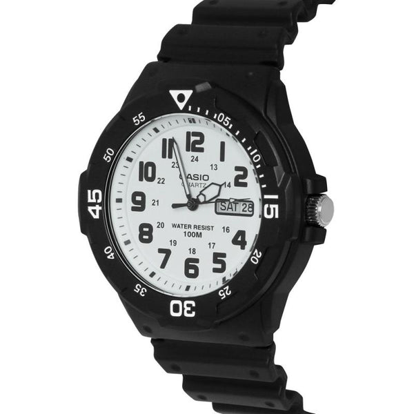 Casio Youth Analogue Black & White Men's Watch| MRW-200H-7BVDF