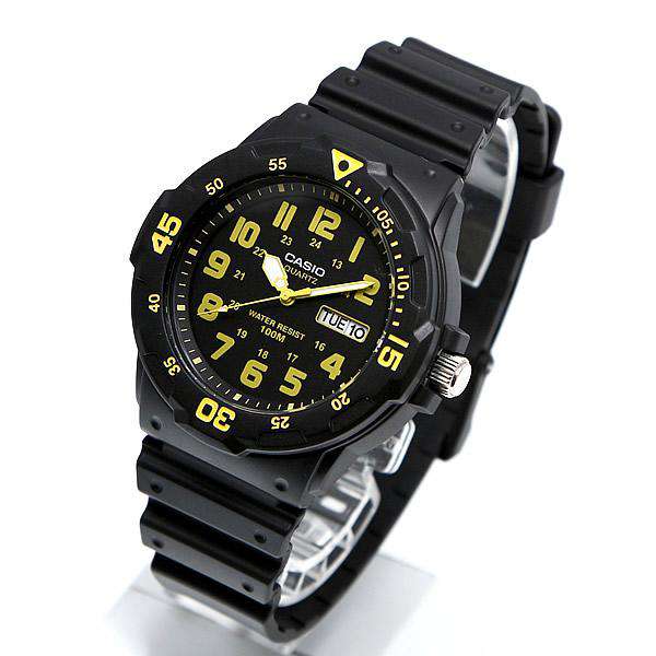 Casio Neo Black Dial Resin Strap Men's Watch| MRW-200H-9BVDF