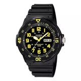 Casio Neo Black Dial Resin Strap Men's Watch| MRW-200H-9BVDF