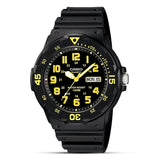 Casio Neo Black Dial Resin Strap Men's Watch| MRW-200H-9BVDF