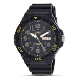 Casio Youth Analogue Black Resin Strap Watch| MRW-210H-1A2VDF