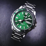 CASIO ENTICER GREEN DIAL WITH DATE MEN'S WATCH | MTD-125D-3AVDF