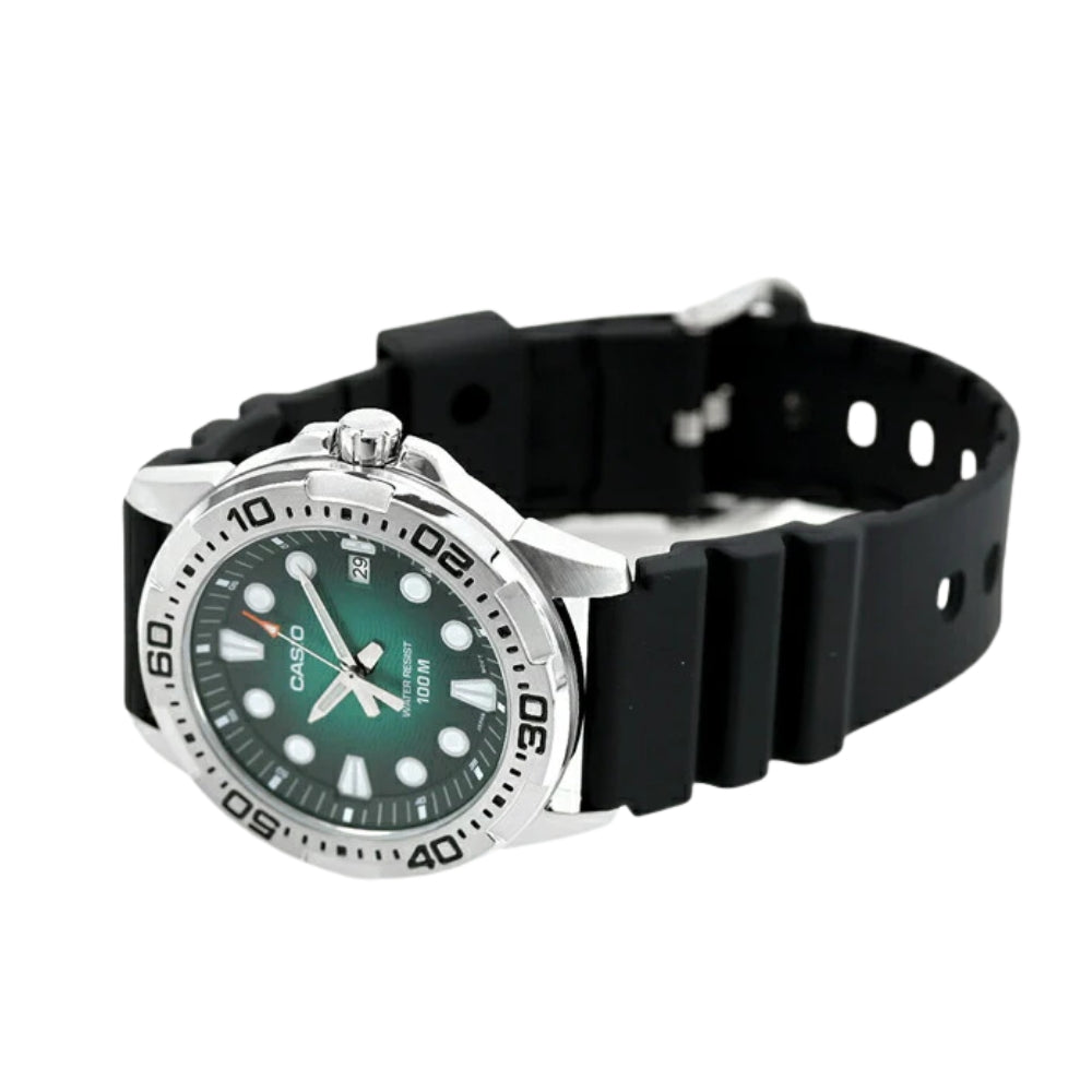 Casio Enticer Marine Green Dial Men's Watch | MTD-140-3AVDF