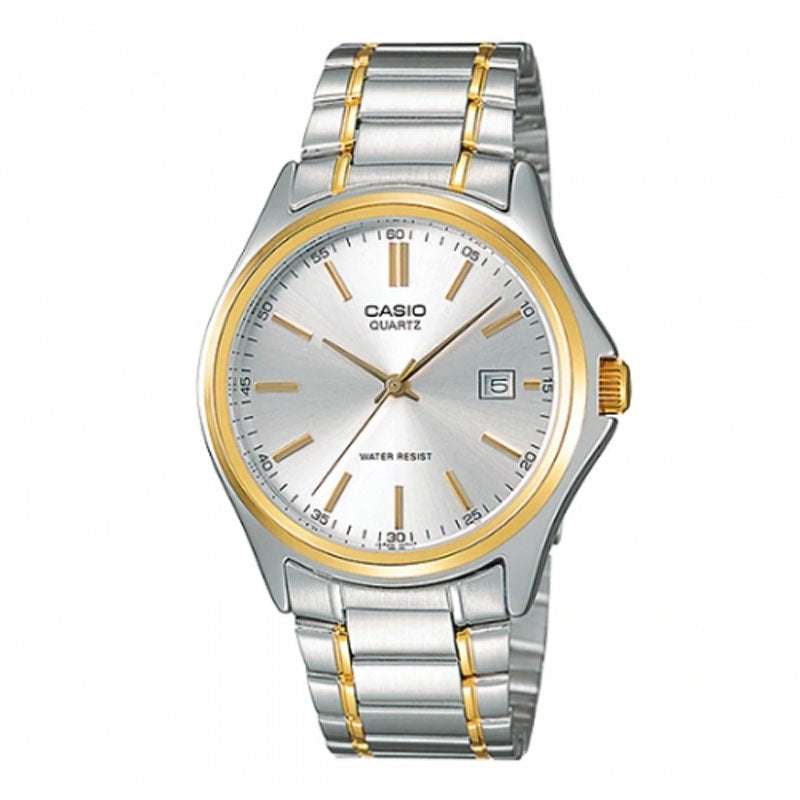 Casio General Two-Tone Silver Dial Watch | MTP-1183G-7ADF