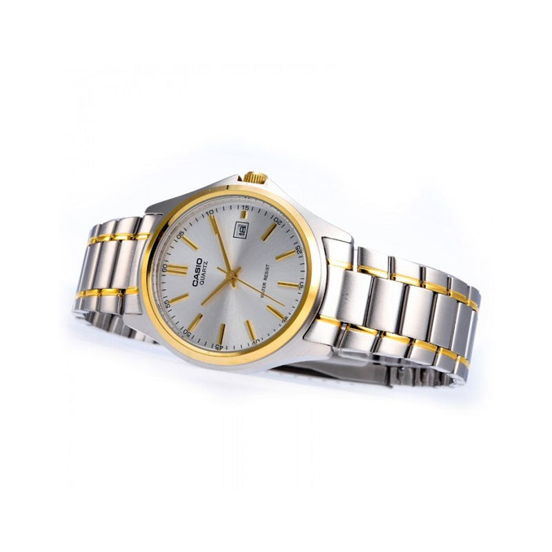 Casio General Two-Tone Silver Dial Watch | MTP-1183G-7ADF