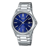 Casio Enticer Blue Dial Stainless Steel Strap Men's Watch | MTP-1215A-2A2DF