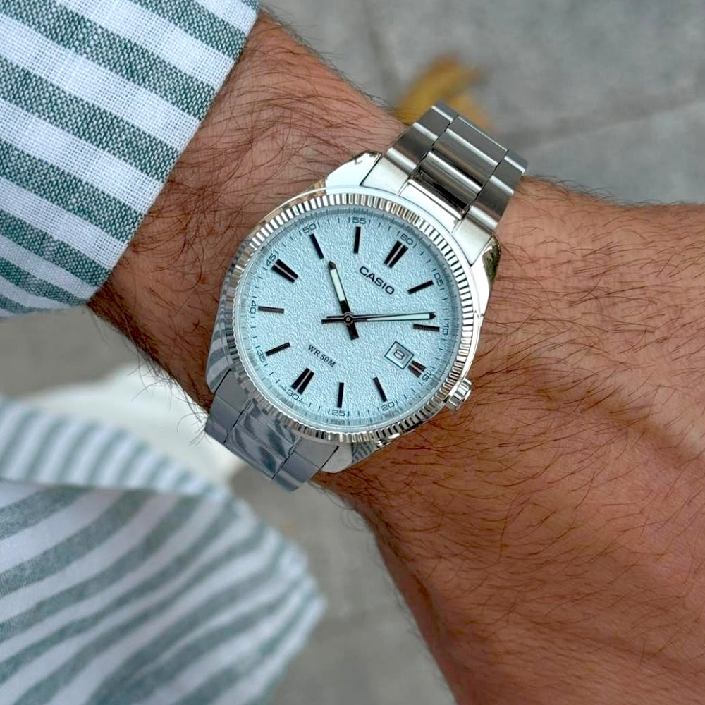 Casio Enticer Blue Dial Men's Watch MTP-1302DA-2A2VDF