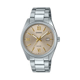 Casio Enticer Champagne Dial Stainless Steel Men's Watch | MTP-1302DD-9AVDF