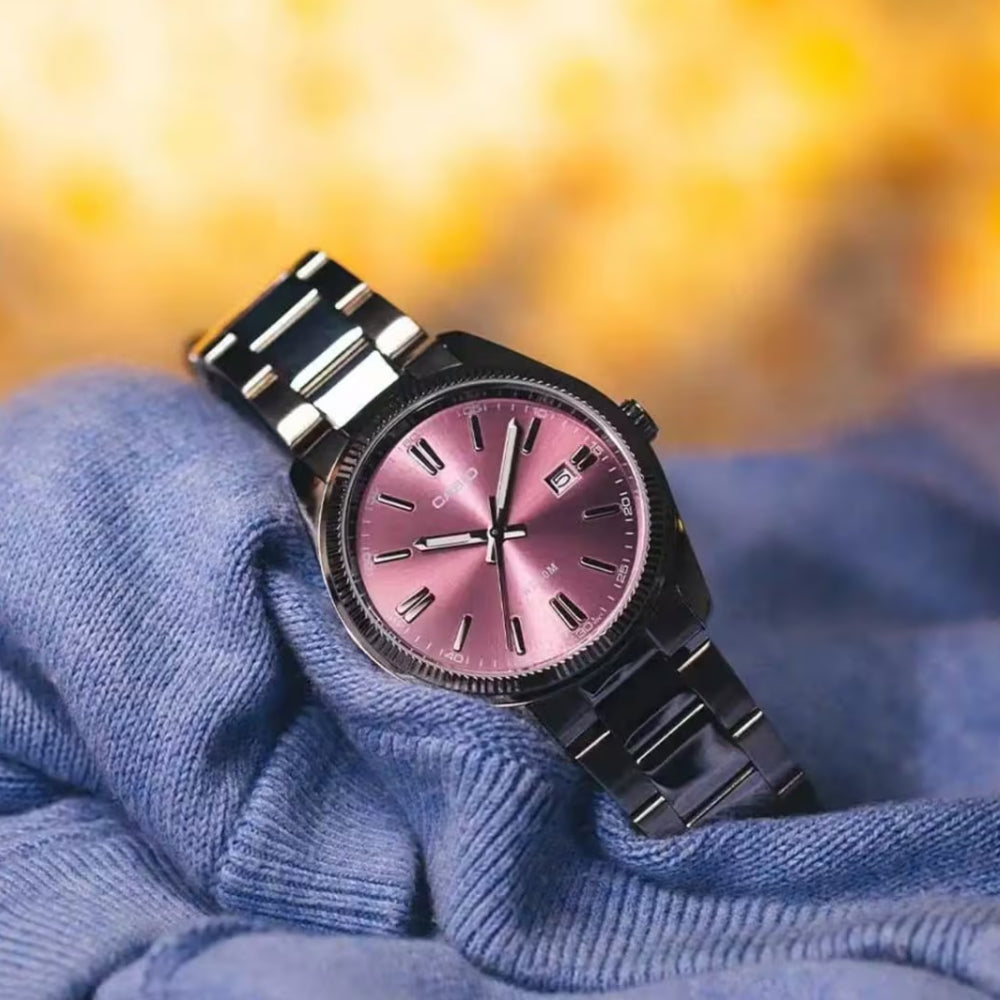 Casio Enticer Purple Dial European Edition Men's Watch | MTP-1302PD-6AVEF