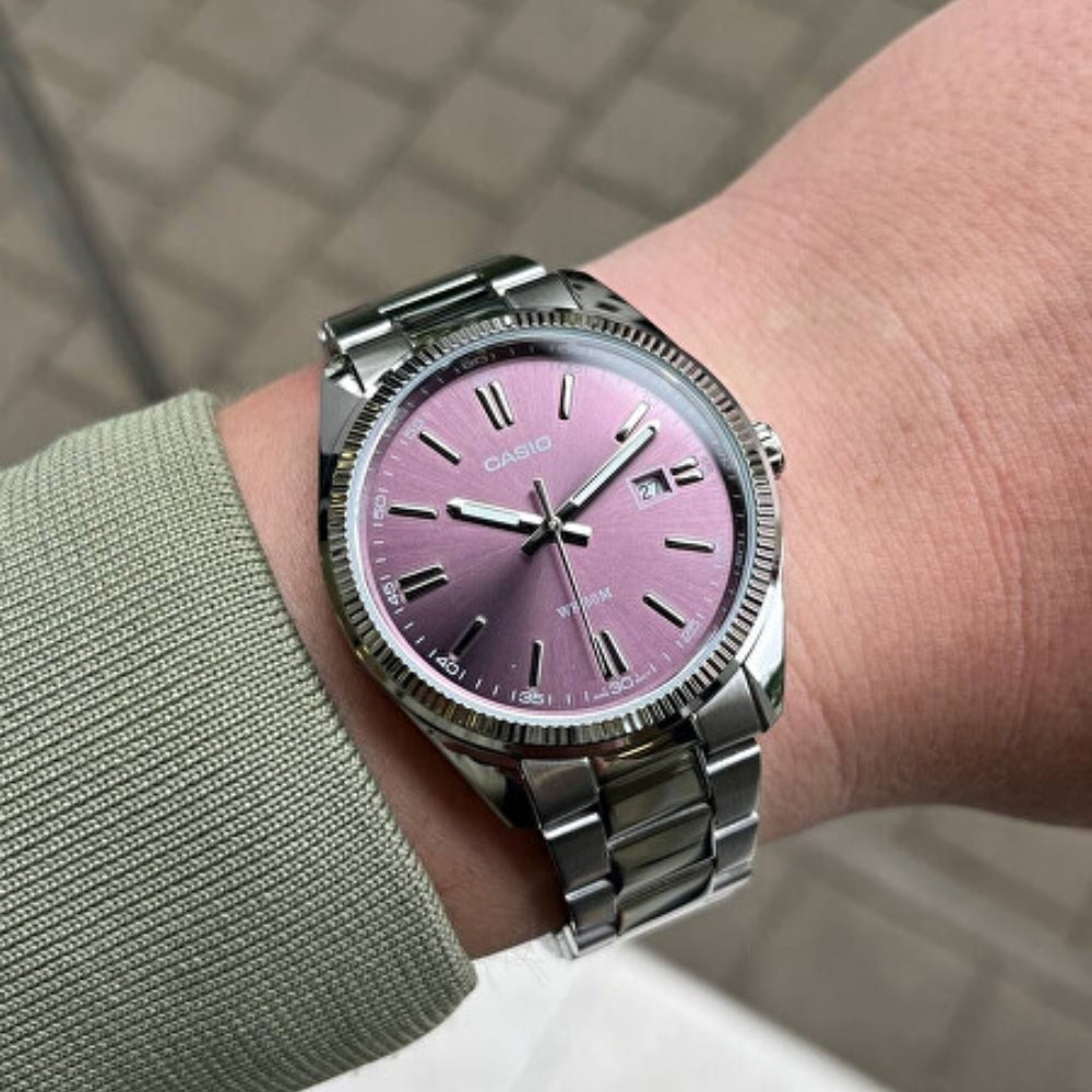 Casio Enticer Purple Dial European Edition Men's Watch | MTP-1302PD-6AVEF