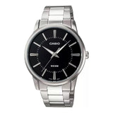 Casio Enticer Black Dial Stainless Steel Strap Men's Watch | MTP-1303D-1AVDF