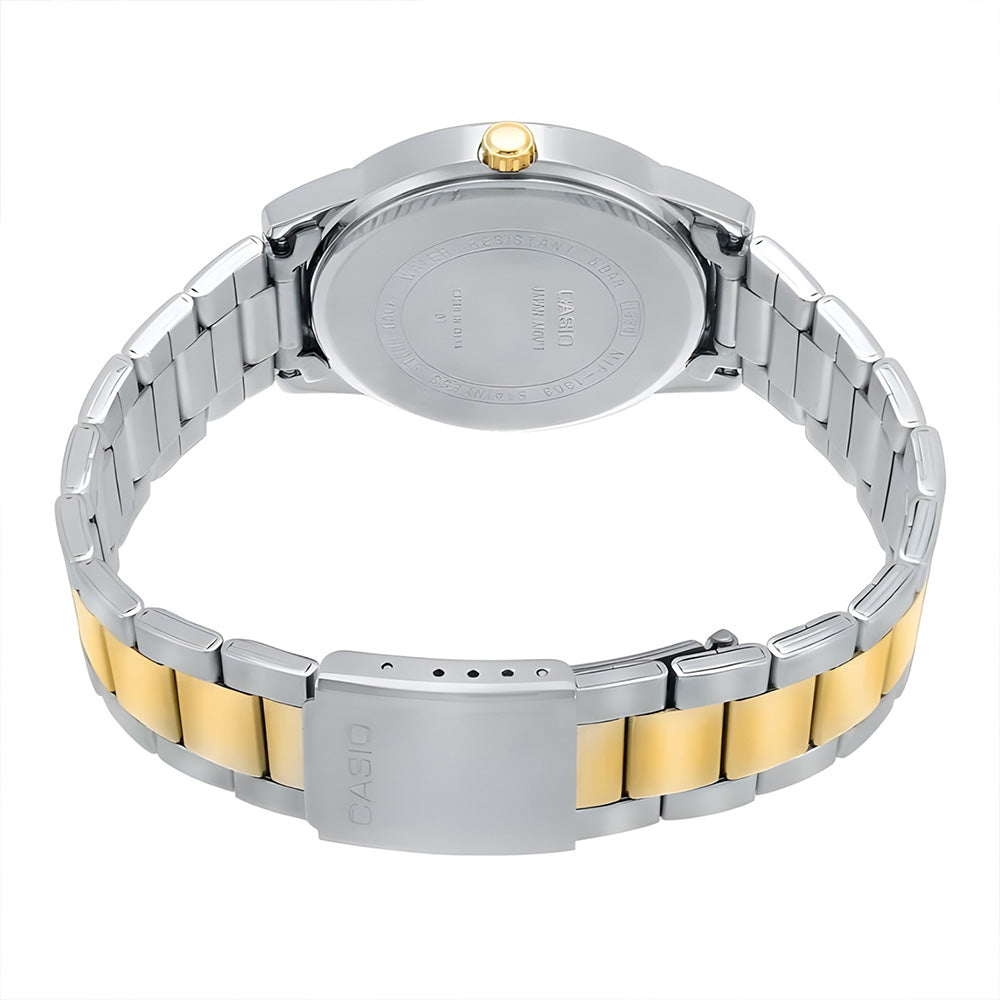 Casio Two Tone White Dial Men's Watch MTP-1303SG-7AVDF