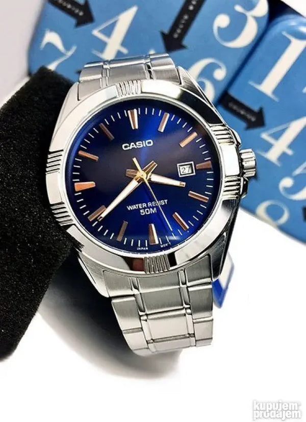 Casio Enticer Date Blue Dial Men's Watch MTP-1308D-2AVDF