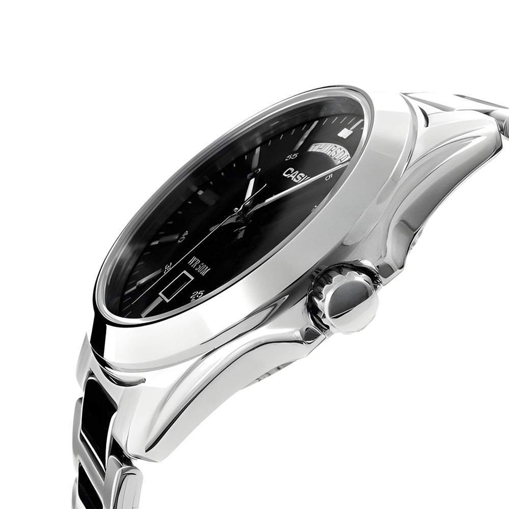 CASIO ENTICER BLACK DIAL DIAL MENS WATCH MTP-1370D-1A1VDF