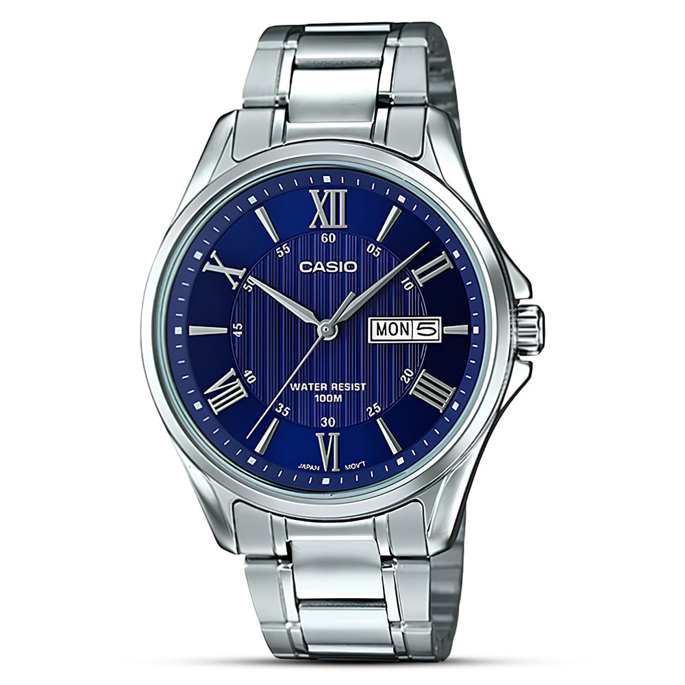 Casio Enticer Men Analog Blue Dial Men's Watch MTP-1384D-2AVDF