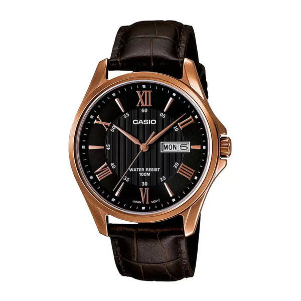 Casio Enticer Analogue Leather Belt Men's Watch| MTP-1384L-1AVDF