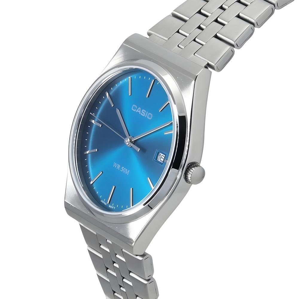 Casio Enticer Blue Dial Bracelet Men's Watch MTP-B145D-2A2VDF
