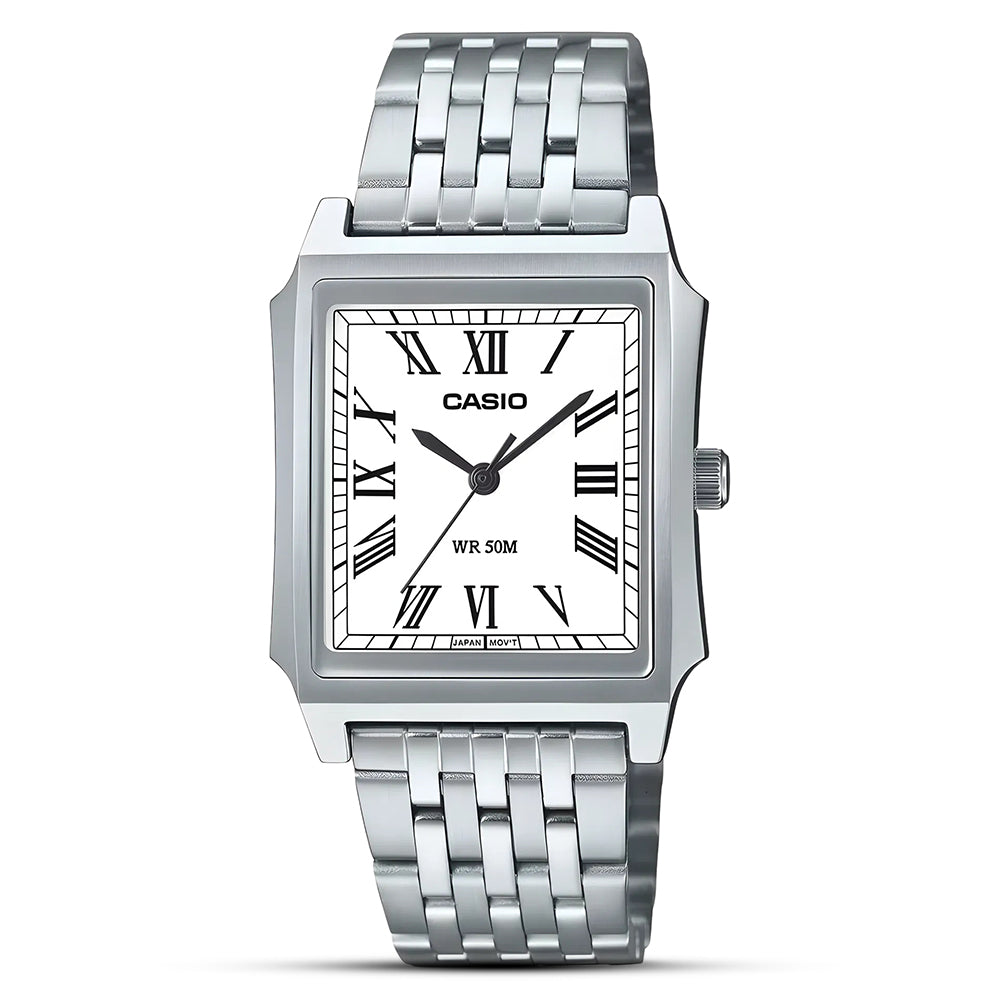 CASIO ANALOGUE WHITE DIAL MEN'S WATCH | MTP-B190D-7BVDF