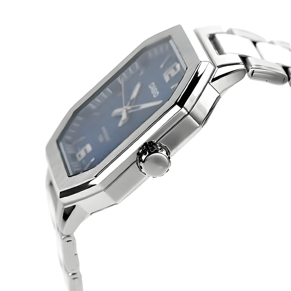 Casio Octagonal Shape Blue Dial Men's Watch  | MTP-B195D-2AVDF