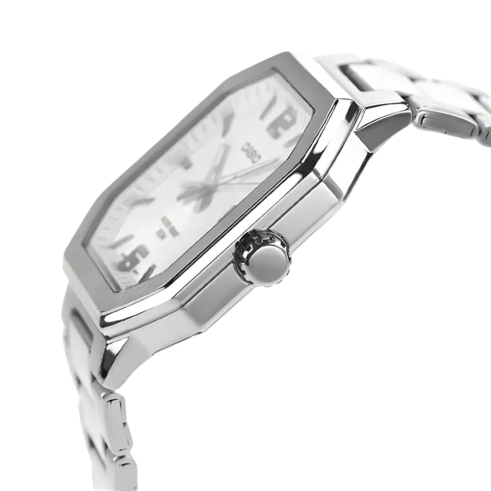 CASIO OCTAGONAL SPORT  WHITE DIAL MEN'S WATCH | MTP-B195D-7AVDF