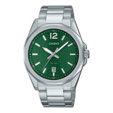 Casio Youth Analog Green Dial Men's Watch| MTP-E725D-3AVDF