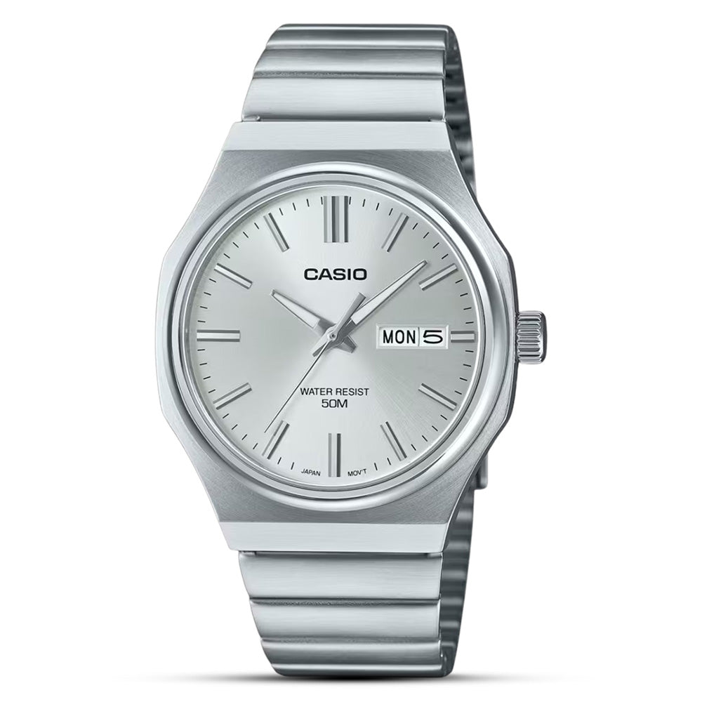 Casio Classic Silver Dial Men's Watch MTP-E735D-7AVDF