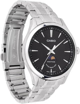 Casio Moon Phase Stainless Steel Men's Watch MTP-M100D-1AVDF