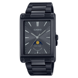 Casio Sun & Moon Black Analog Quartz Men's Watch| MTP-M105B-1AVDF