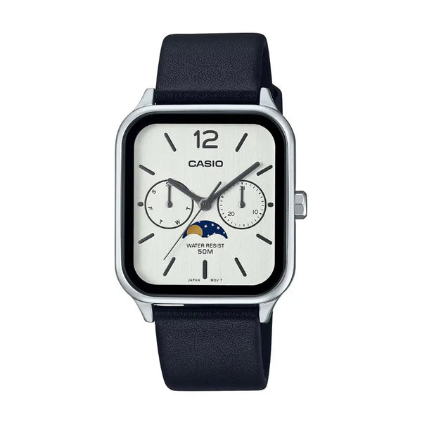 Casio Moon-Phase White Dial Men's Watch| MTP-M305L-7AVDF