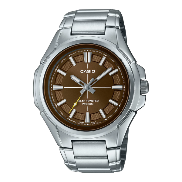 Casio Solar Powered Stainless Steel Men's Watch| MTP-RS100D-5AVDF