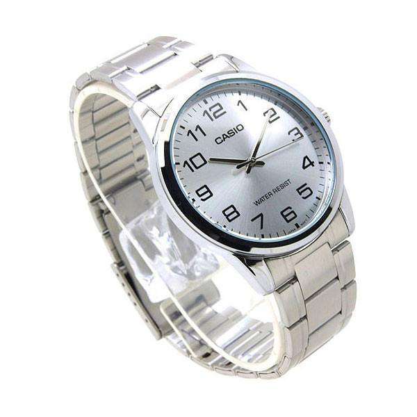 Casio Men's Standard Easy Reader Silver Dial Watch MTP-V001D-7BUDF