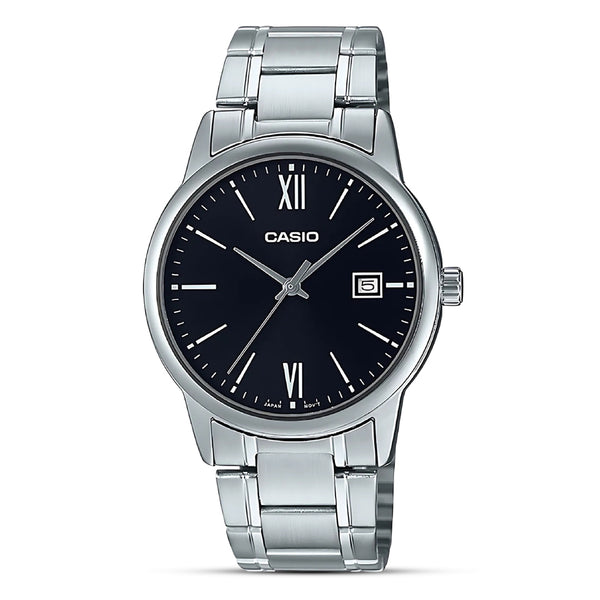 Casio Standard Date Black Dial Men's Watch | MTP-V002D-1B3UDF