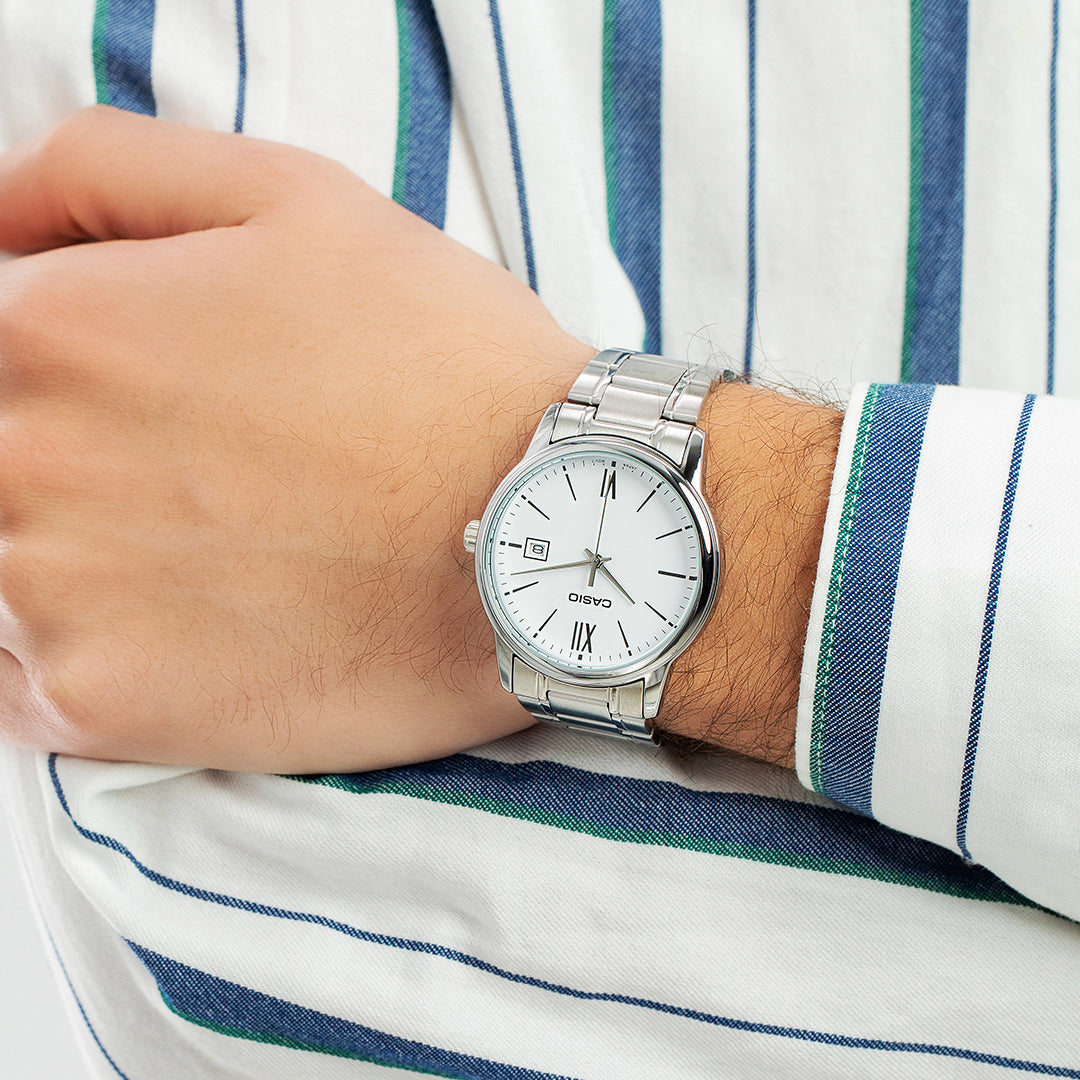 Casio Classic White Dial Men's Watch | MTP-V002D-7B3UDF