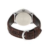 Casio Enticer Brown Leather Men's Watch| MTP-V002L-7B2UDF