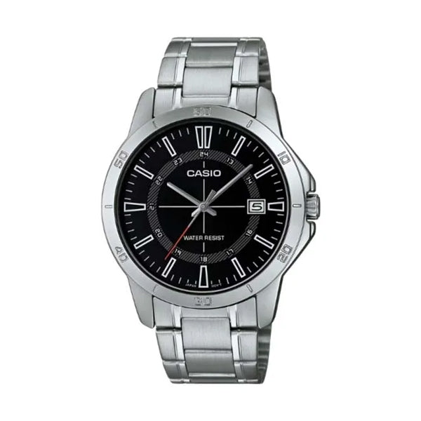 Casio Enticer Analogue Black Dial Men's Watch | MTP-V004D-1CUDF