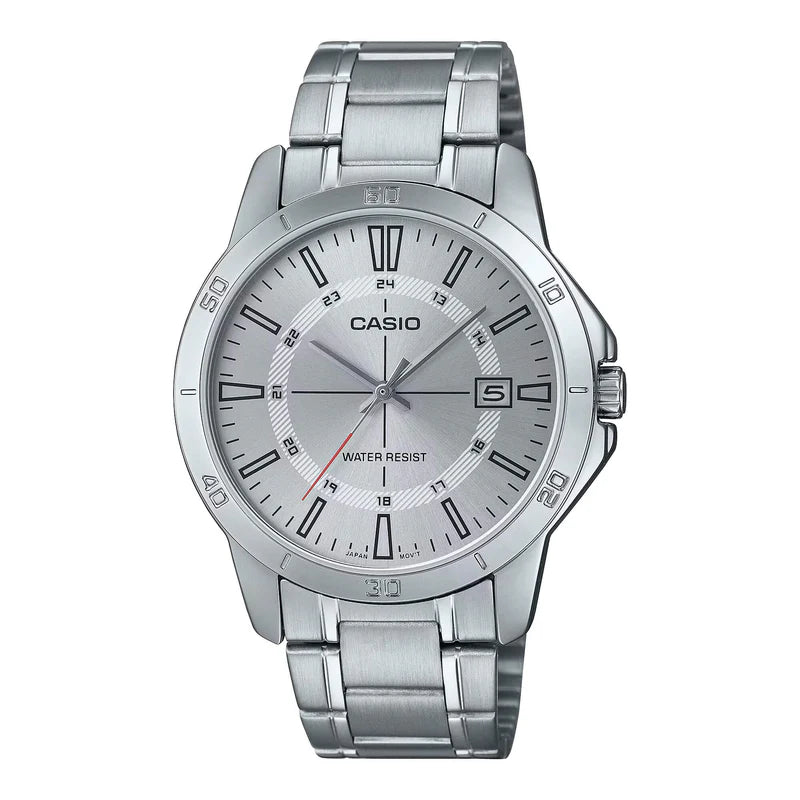 Casio Enticer Silver Dial Stainless Steel Watch | MTP-V004D-7CUDF Media 1 of 4