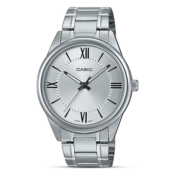 Casio Analog Silver Dial Men's Watch | MTP-V005D-7B5UDF