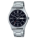 Casio Enticer Black Dial Stainless Steel Watch | MTP-V006D-1CUDF