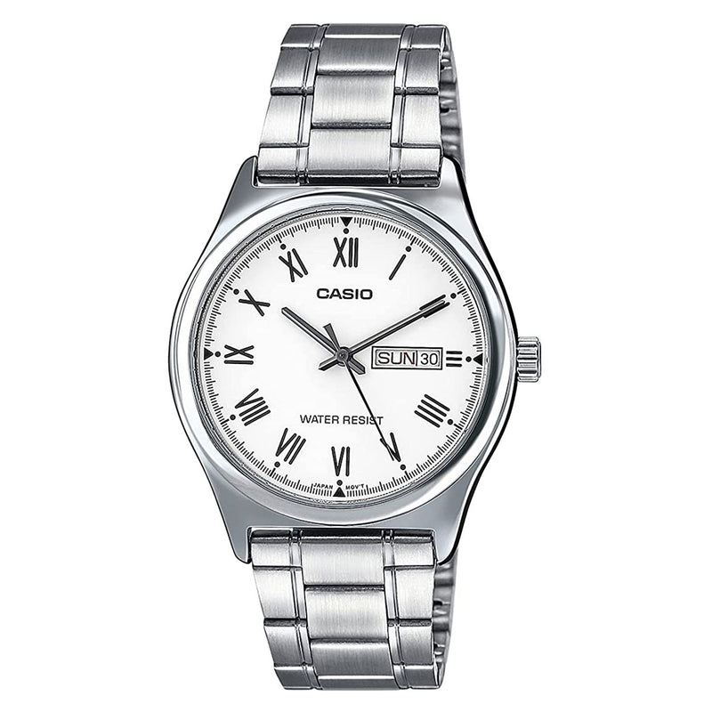 Casio Enticer Dress White Dial Men's Watch | MTP-V006D-7BUDF