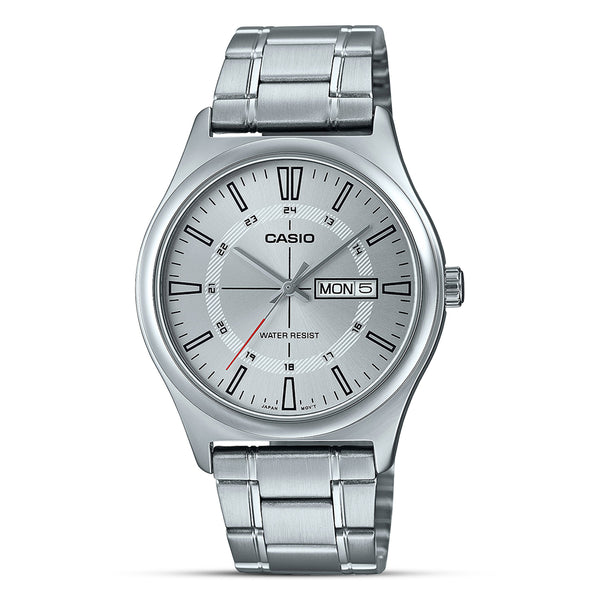 Casio Enticer Silver Dial Stainless Steel Watch | MTP-V006D-7CUDF